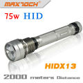 Maxtoch HIDX13 Colours 75w Flash Torch Light Long Range